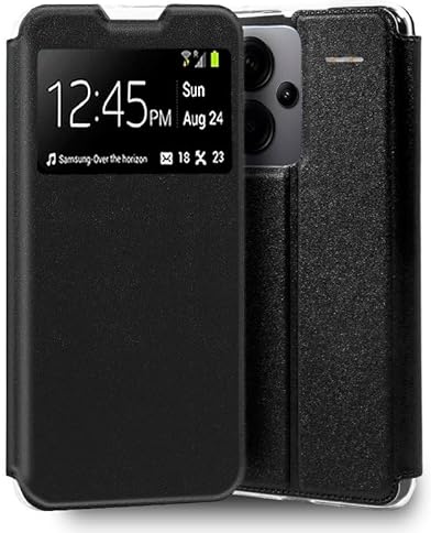 Cool Flip-Cover für Xiaomi, Redmi Note 13 Pro, 5G, glatt, Schwarz