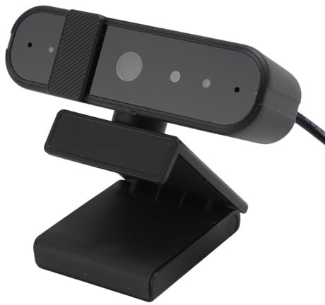 Asixxsix Webcam de Reconnaissance Faciale, Caméra D'ordinateur à Mise au Point Automatique 1080P, Caméra de Reconnaissance Faciale, Webcam USB Grand Angle de 120 Degrés pour Win 10 11