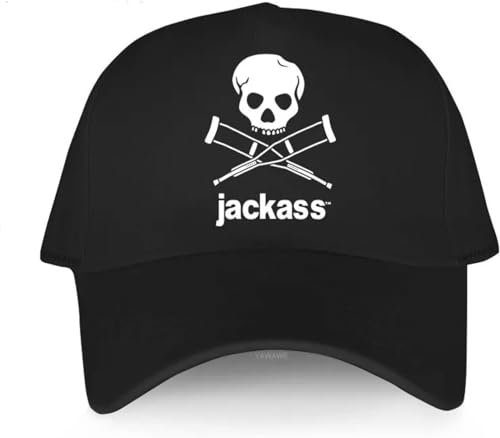 CAPHATMC Baseballkappe Hiphop Sonnenhut Männer Baseball Caps Jackass Cap Sommer Mode Baseball Hut Sommer Casual Einstellbar