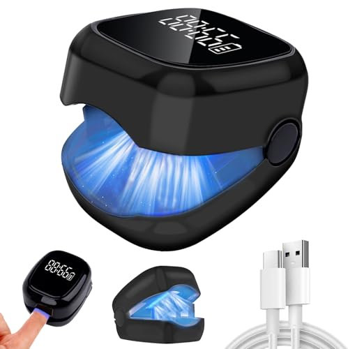 Upgrade Nail Fungus Laser Device with Time Display, Fungal Nail Treatment for Toenails Extra Strong, Nail Fungus Laser Device Toe Nail Fungal Treatment for Toenail for All Onychomycosis (Black)