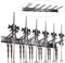 Diegimr Kits de Montage Mural pour Snowboard, Support Mural pour Garage Support pour Snowboard 6 Crochets de Rangement pour Garage et 3 Rails Organisateur d'Outils de Garage pour Snowboard Ski