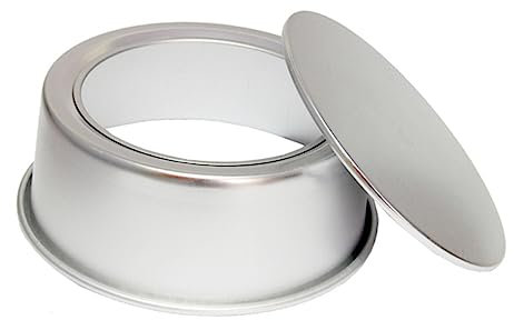 SHOWERORO Rund Kuchenform Aus Anodisiertem Aluminium Mit Abnehmbarem Boden Antihaftbeschichtet Für Torten Cheesecakes Und Desserts Einfach Zu Reinigen Für Hochzeiten Und Geburtstagsfeiern