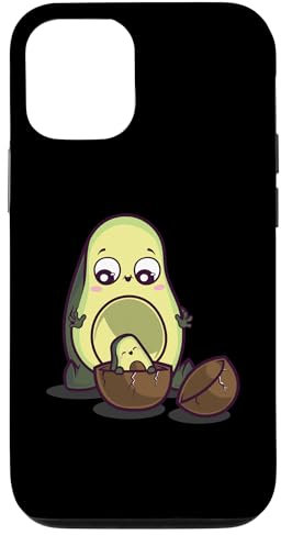 Coque pour iPhone 12/12 Pro Mamacado - Avocat - Maman enceinte