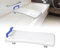 XMTECH Badewannensitz Senioren Badewannenbrett zum Sitzen mit Ergonomisch Geformte Griff, rutschfest Kunststoff Badewanne Brett Duschbrett für Badewanne Badezimmer, mit Blau Griff