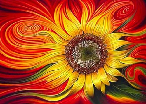 Sunflower-Adult Wooden Jigsaw Puzzle 40000 Piece Unique Shape Beautifully Boxed Fun Challenging Brain Exercise Family Game Gift For Friends, Parents And Grandparents