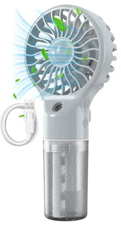 Portable Fan Mister | Small Misting Fan - Portable Handheld Misting Fan, Rechargeable Personal Mister Fan with 4 Speed for Travel Outdoors