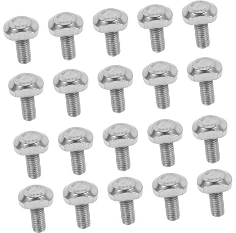 GARVALON 24pcs Hammer Head T Screw Multifunctional Industrial Fasteners for Bracket Fixing Compatible with Electric Drill and Power Drill Ideal for Ladder Clamps and Heavy Duty