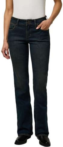 Wrangler Women's Low Rise Bold Boot Jeans, Pioneer Town, 30W x 32L