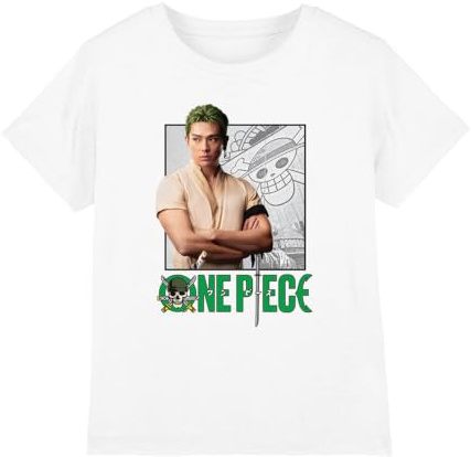 Netflix Boy's One Piece Zoro Kids T Shirt