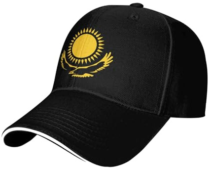 Kasachstan Flagge Herren Damen Basecap Atmungsaktiv Baseballkappe Mode Hip-Hop-Hut Für Golf Laufen Reisen
