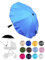 Sonnenschutz universal [Sonnenschirm für Kinderwagen] Buggy UV Schutz 50+ mit Universalhalterung biegsamer Schirm für Rund- und Ovalrohre verstellbar (türkis)