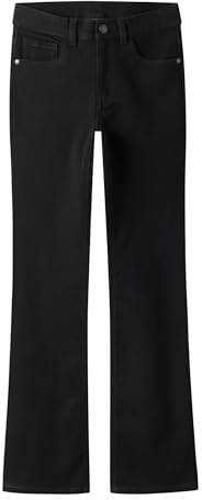 TWO SOON Mädchen Bootcut Jeans Skinny – Stretch Denim Hose – Medium Rise Schlaghose für Kinder