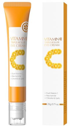 Straffende Augencreme - Aufhellende Roll-On Augencreme 20g - Feuchtigkeitsspendende Pflege Gegen Augenschwellungen