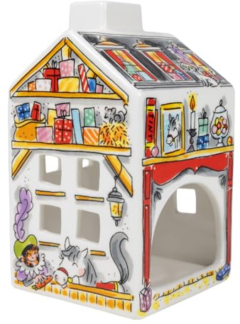 Blond Amsterdam Teelichthalter Sinterklaas, 8,5x14,5cm | Keramik, Sinterklaas Design, Für Teelicht, Handwäsche empfohlen