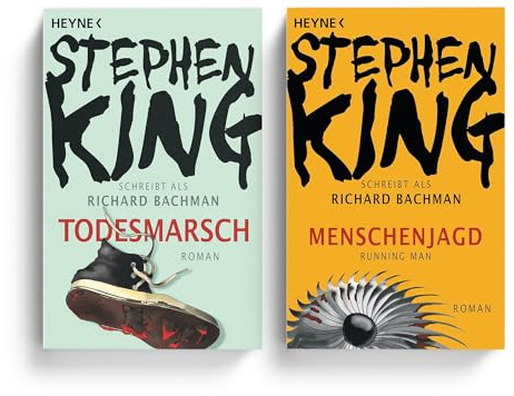 Stephen King Verfilmung Bücher Set (2 Romane): Todesmarsch & Menschenjagd – Vorlagen zu „The Long Walk“ & „The Running Man“ - Klassiker der Spannung - inkl. exklusivem Fantasy-Lesezeichen