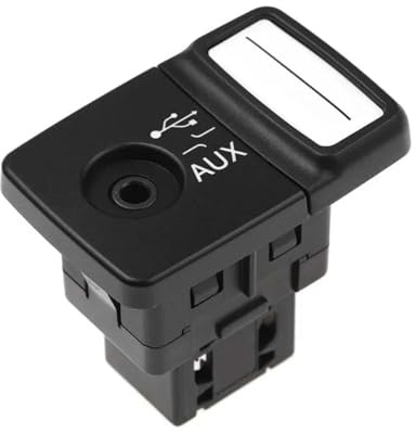 Motenna Porta di ricarica USB AUX, adatta for Fiat, 500 Panda Punto 735547937 Modulo lettore multimediale Blue And Me presa porta USB aux