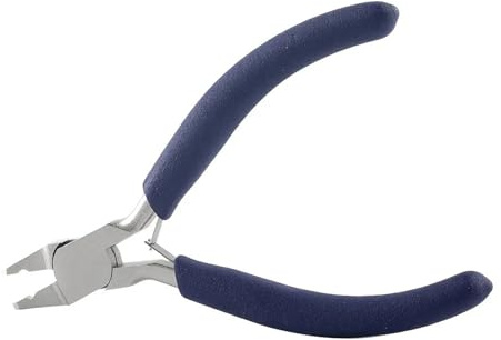 Ergonomische Crimpzange, zum Basteln, biegt Draht, Stahltextur, Schmuck zum Basteln und Reparieren