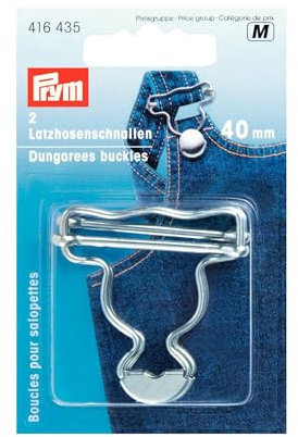Prym - Dungarees Silver (40mm) Buckles - 1 Unit
