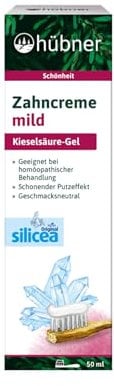 Hübner Silicea Zahnpasta ohne Menthol | Mineralische Reinigung | Homöopathie-geeignet