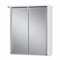 Jokey Spiegelschrank Tamrus 55 cm breit, Badezimmer Spiegelschrank mit LED Beleuchtung, inkl. Steckdose | Weiß