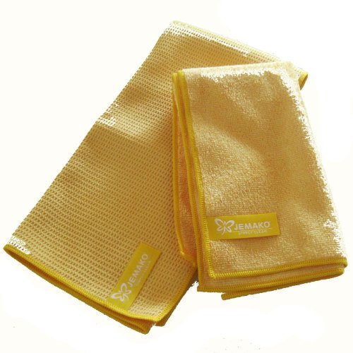 Jemako 2er Set GELB - Profituch (40x45 cm) + Trockentuch (45 x 60 cm)