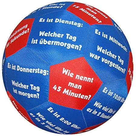 Timbuk2 9011 ProDesign Zeit und Uhrzeit (Deutsch) praktischen Spielen und Lernen Ball (Mehrfarbig)