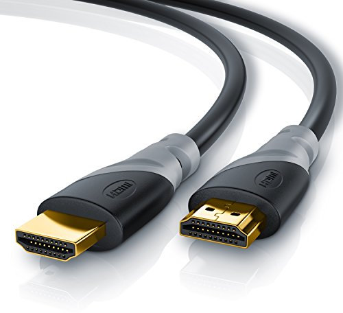 CSL - Cable HDMI 8K 4K 2.1/2.0 0,5m 50cm - 8K @ 60Hz 4K @ 120Hz con DSC - 48 Gbit/s - 3D - Ultra High Speed con Ethernet - Blu-ray TV PS5 Xbox Series X Switch - Negro - 0,5 metro