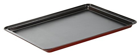 Crealys 507722 GOURMANDIS Plaque Four Acier Rouge 37 x 25,5 cm