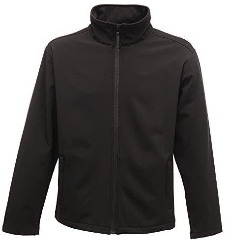Regatta Mens Classic Softshell Jacket TRA680 Black, Size M