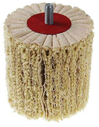 Xpert-60 Sisal Mop Coarse Buffing Wheel for UPVC Plastic Frames and Scratches