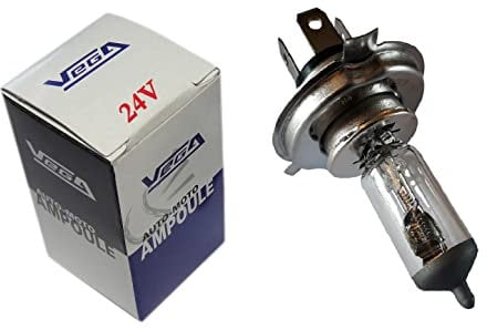 1 x Vega® Halogenlampe 'Maxi' 24 V H4 100 W P43t Französische Marke