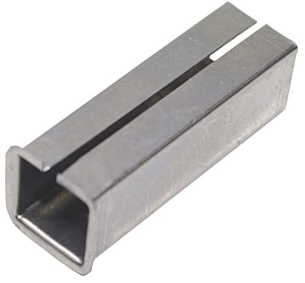 Basi® Reduzier-/Ausgleichshülse, Stahl verzinkt (Vierkant-Maße von 8 auf 8,5 mm)