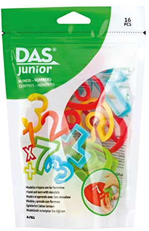 DAS Junior - Pochette 16 emporte-pièces chiffres