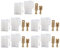 Kabel Steckverbinder, Männlich Weiblich Stecker, T-Typ 2 Pin Buchse Stecker Auto Radio Kabel Stecker Set Fit für Car FT-7800R, FT-8800R, FT-8900R Kfz Auto Motorrad