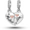 KunBead Jewelry Mother and Son Dangle Birthday Charms Compatible with Pandora Bracelets Necklaces Mothers Day Gifts for Mum from Son