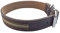 Tiendas LGP - Collar para Perros de Piel Flor con Bandera de Andalucía, Color árido, 2,5 x 51 cm, Color Marrón