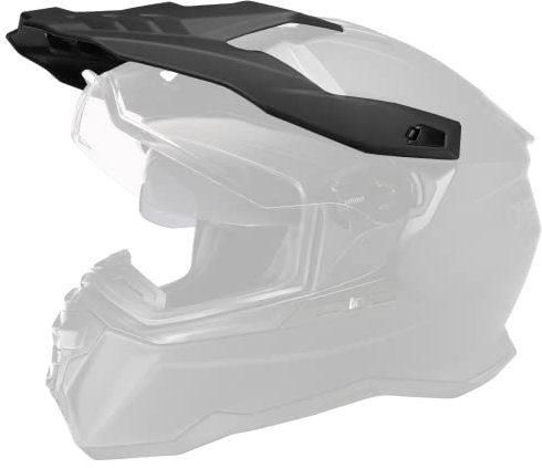 O'NEAL | Visiera di ricambio per casco moto | Enduro Adventure Street | Visiera di ricambio per il casco D-SRS Solid V.22 | Visiera D-SRS Helmet Solid V.22 | Adulti | Nero