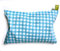 Miniblings Kirschkernkissen Schlafkissen Erkältung Kirsche 23x17cm kariert türkis weiß