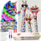 KEYRANKE 2 Stück Diamond Painting Kinder Set mädchen Erwachsene Tiere diy 5d Diamant Malerei Painting Bilder für Weihnachtsges-chenk, Mit Einer Upgrade-Geschenkbox als Geschenk (Katze/Giraffe)