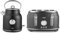 RKW Tower Renaissance Black 3KW 1,7L Kettle & 4 Slice 1630W Toaster. Modern Black Kettle & Toaster Set