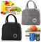 Qunkun 2 Stück Lunchtasche, Kühltasche Klein, Lunch Bag, Kleine Kühltasche für Unterwegs, Picknicktasche, Taschenhalter Kühltasche, Picknick-Handtasche Studenten und Kinder