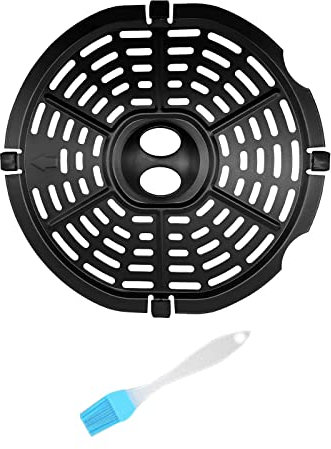 Padella grill sostitutiva per friggitrice ad aria, piastra per friggitrice Accessori per friggitrice ad aria Lega di alluminio Facile da pulire Design, 20x19cm