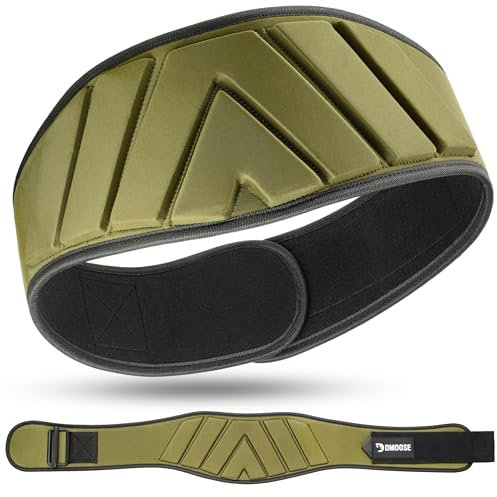 DMoose Gewichthebergürtel - Lifting Belt mit Self-Lock System - Gewichthebergürtel Herren & Damen - Fitness Gürtel Gewichtheben Bodybuilding Krafttraining Crossfit