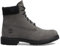 Timberland 6 Inch Premium, Stivale da uomo alla moda, Nabuk grigio medio., 8 Wide