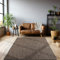 HomebyHome Outdoor Teppich Wetterfest 140x200 cm Sisal Optik Braun Meliert Design Rechteckig - Balkon Teppich Wasserfest Küchenteppich Außenbereich Teppich für Terrasse Garten Balkon