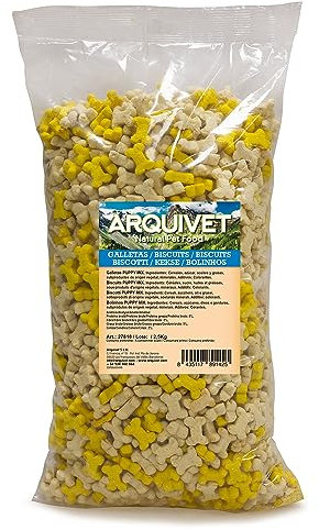 Arquivet Puppy Mix Hundekekse, geeignet als Snack oder Belohnung, 2,5 kg
