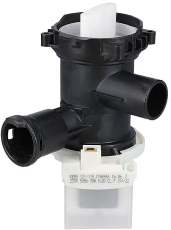 LUTH Premium Profi Parts Pompa di scarico compatibile con Bosch 00146083 Hanning con filtro testa per lavatrice