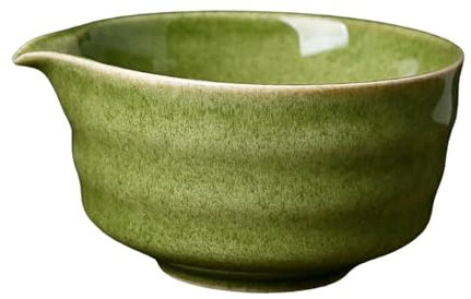 YWJLQH Chawan Fabriqué à La Main pour La Préparation Du Matcha, Bol à Mélanger pour Tasse à Thé Japonaise, Vert Foncé