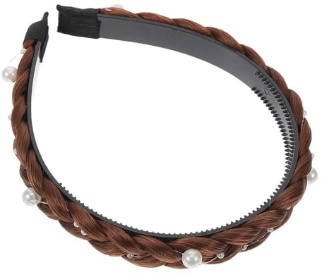 TOVINANNA Elegantes Fishbone Zopf-perücken-stirnband – Bequemes Stirnband Für Damen Geflochtenes Stirnband Mit Detail