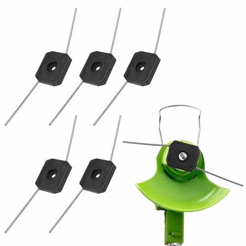5 Pcs String Trimmer Head 150mm Trimmer Line Lightweight Portable Trimmer Head Replacement Parts Garden Tool Strimmer Accessories for Electric Grass Trimmers Trimming Gardens Lawns Crops